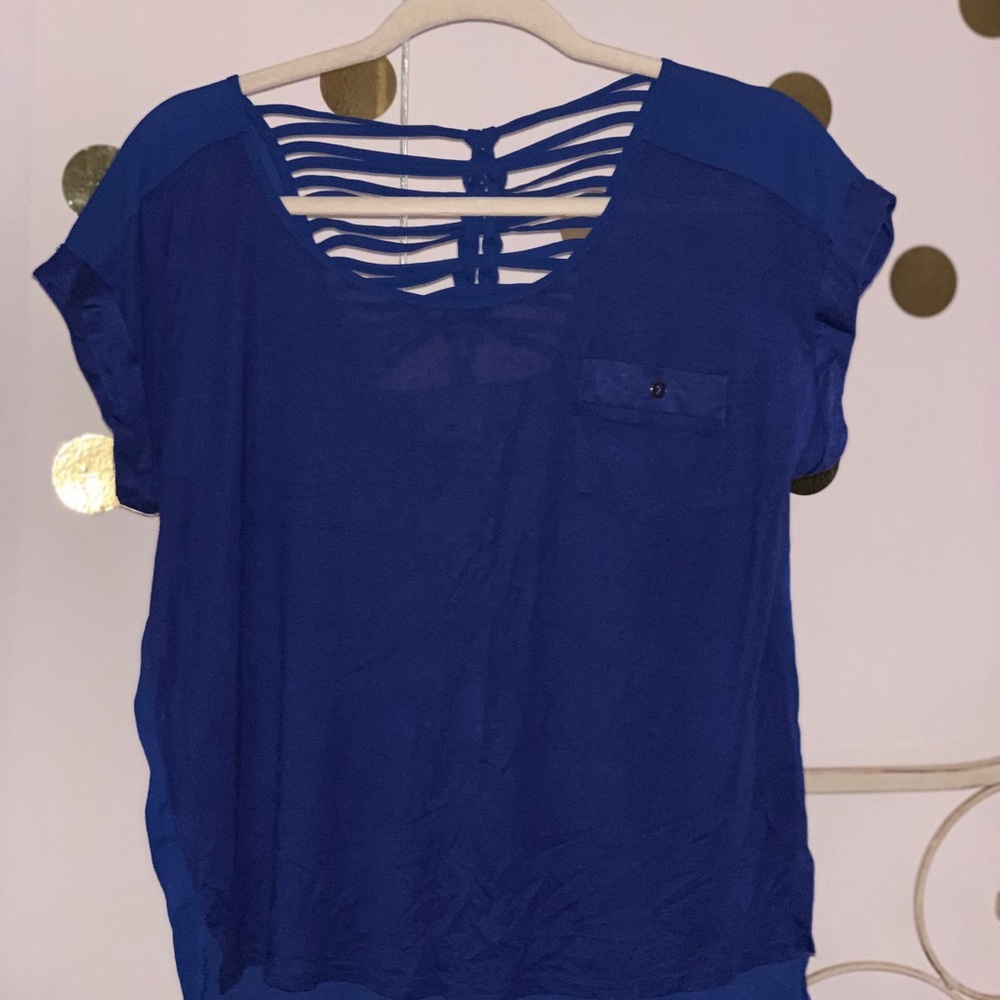 blue blouse
